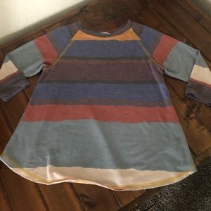 Lime & Chili Striped Top Small